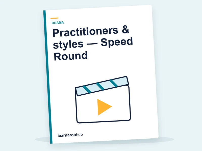 Practitioners & styles — Speed Round — quiz cover