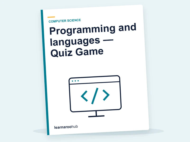 Programming and languages — Quiz Game — quiz cover