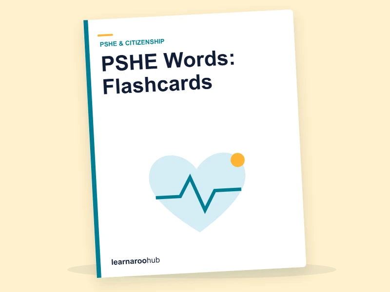 PSHE Words: Flashcards — flashcard deck cover