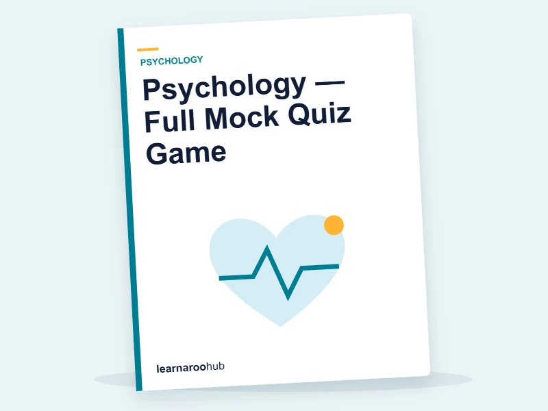 Psychology — Full Mock Quiz Game — quiz cover