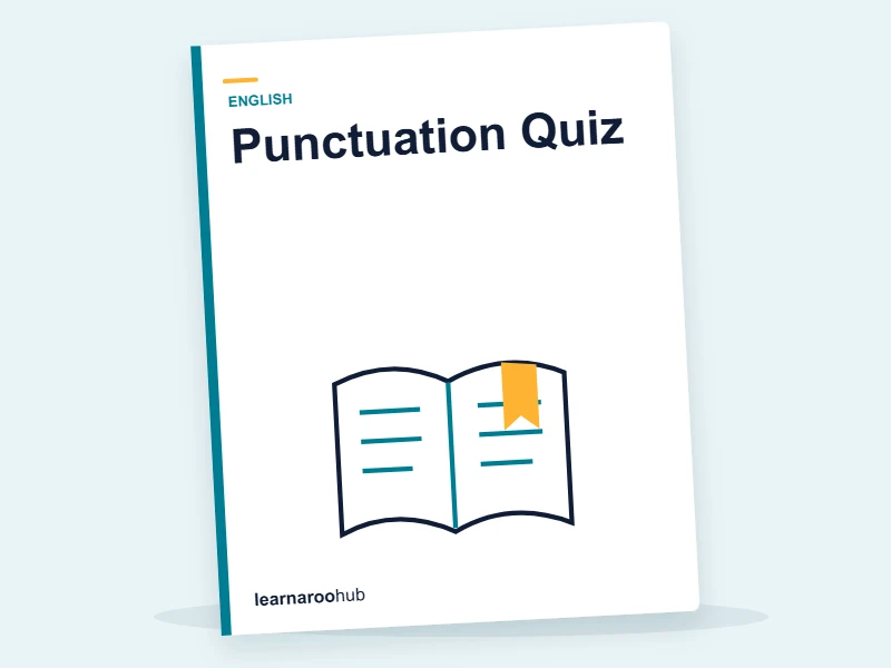 Punctuation Quiz — quiz cover