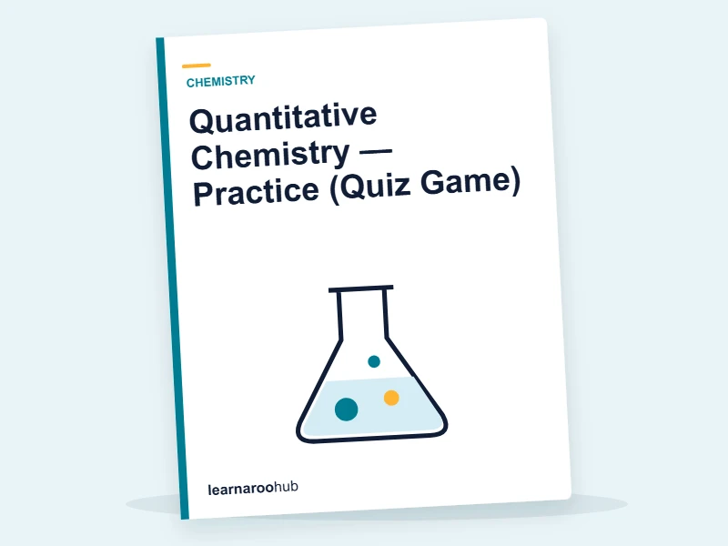 Quantitative Chemistry — Practice (Quiz Game) — quiz cover