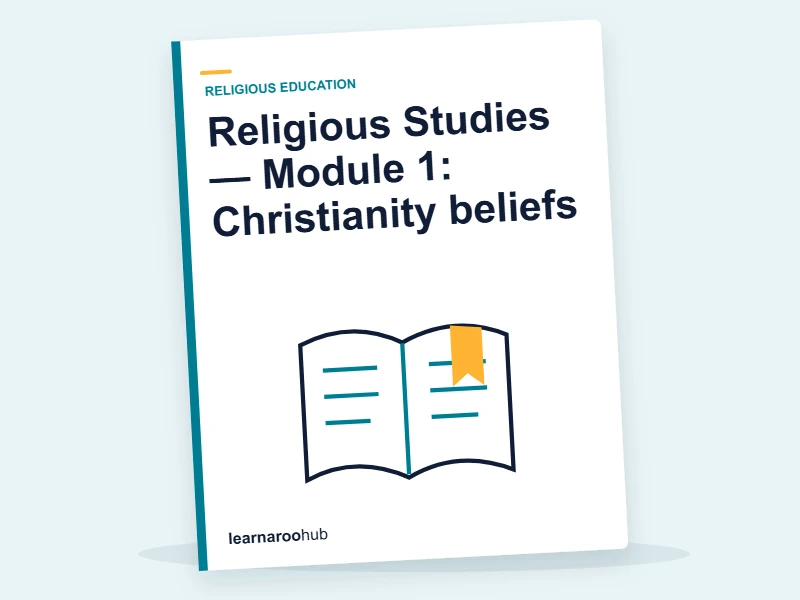 Religious Studies — Module 1: Christianity beliefs — e-learning module cover
