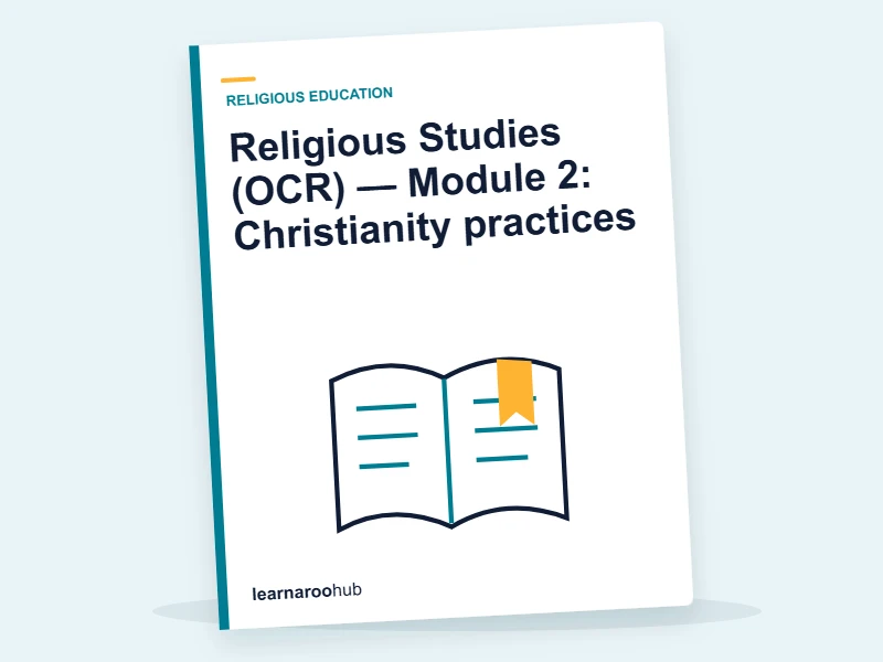 Religious Studies (OCR) — Module 2: Christianity practices — e-learning module cover