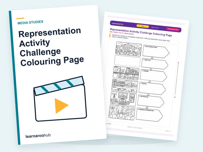 Representation Activity Challenge Colouring Page — colouring sheets cover