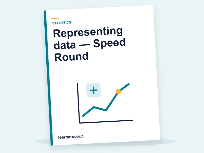 Representing data — Speed Round — quiz cover
