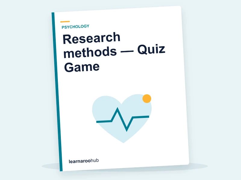 Research methods — Quiz Game — quiz cover