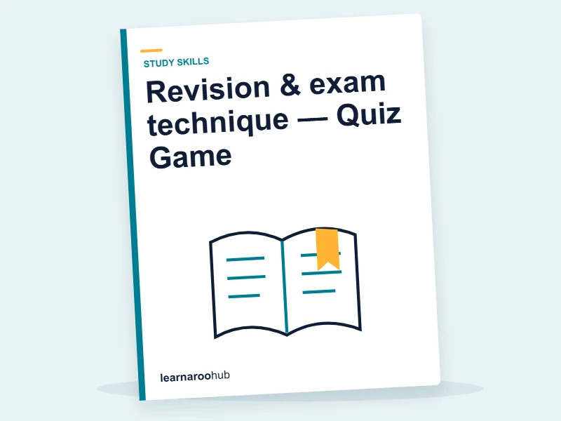 Revision & exam technique — Quiz Game — quiz cover