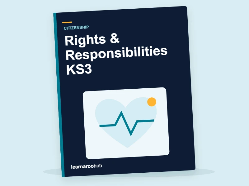 Rights & Responsibilities KS3 — activity book cover