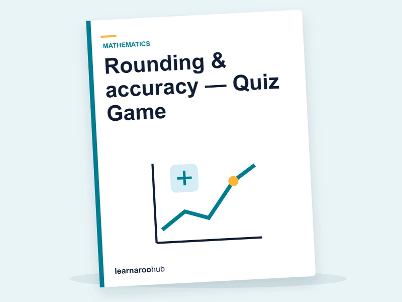 Rounding & accuracy — Quiz Game — quiz cover