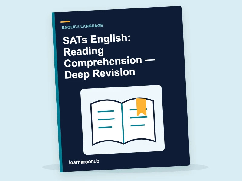 SATs English: Reading Comprehension — Deep Revision — activity book cover