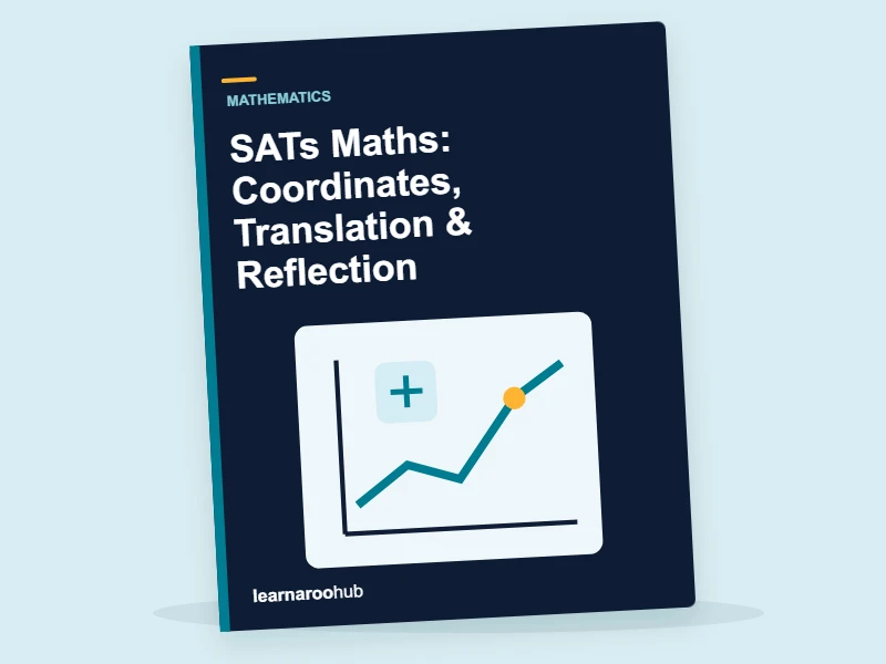 SATs Maths: Coordinates, Translation & Reflection — activity book cover