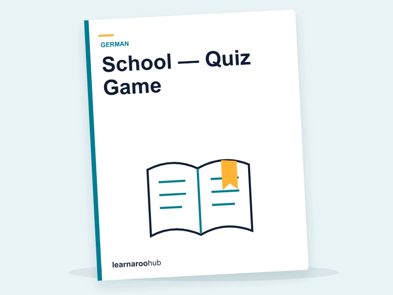 School — Quiz Game — quiz cover