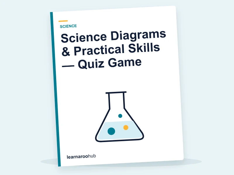 Science Diagrams & Practical Skills — Quiz Game — quiz cover
