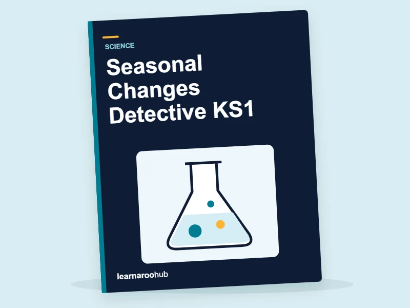 Seasonal Changes Detective KS1 — activity book cover