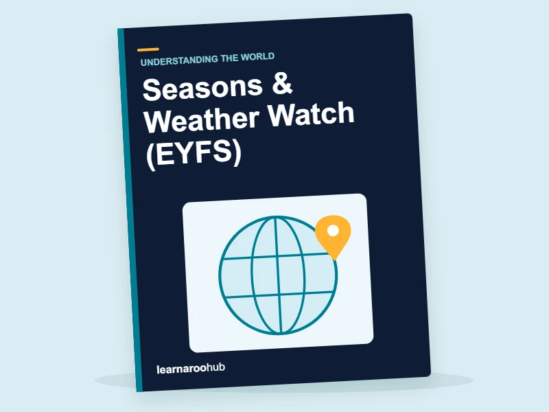 Seasons & Weather Watch (EYFS) — activity book cover