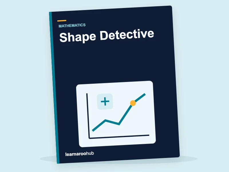 Shape Detective — activity book cover