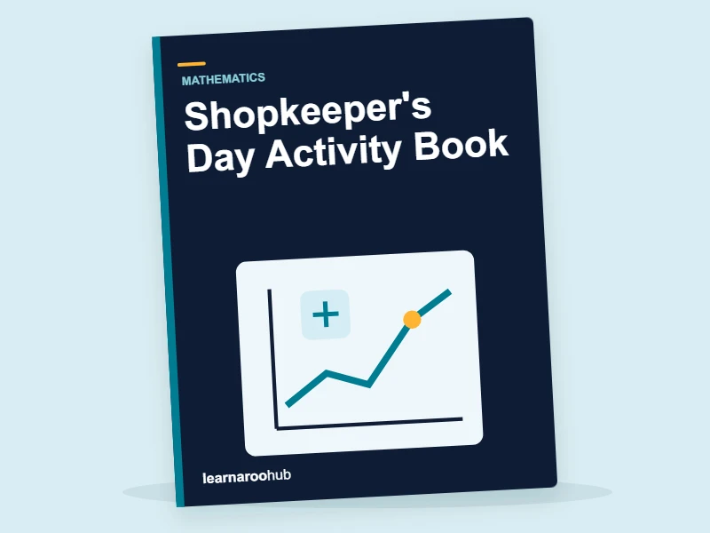 Shopkeeper's Day Activity Book — activity book cover