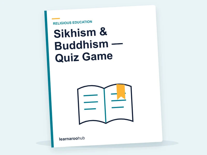Sikhism & Buddhism — Quiz Game — quiz cover