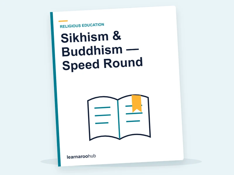 Sikhism & Buddhism — Speed Round — quiz cover