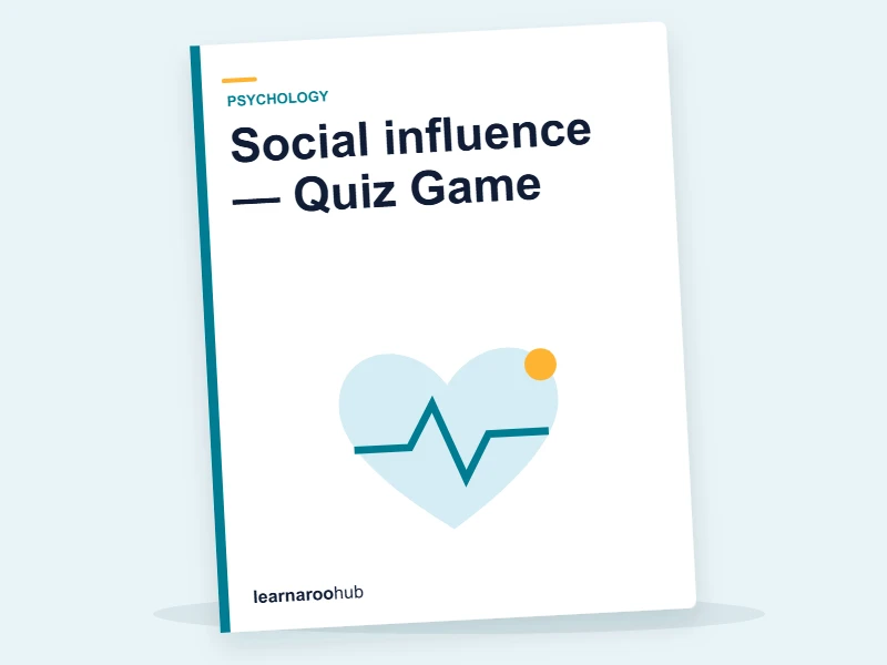 Social influence — Quiz Game — quiz cover