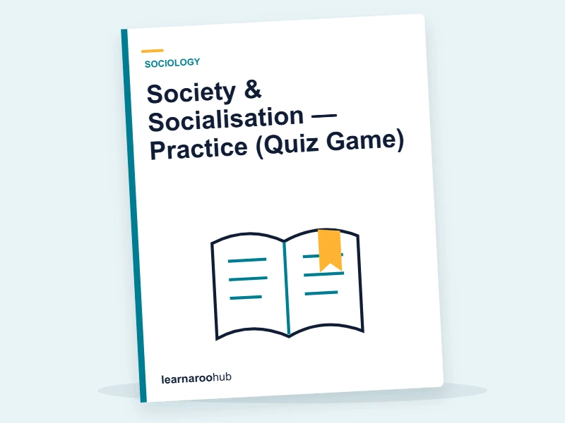 Society & Socialisation — Practice (Quiz Game) — quiz cover