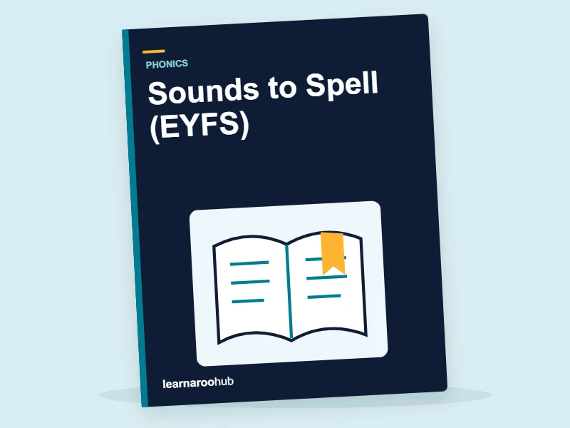 Sounds to Spell (EYFS) — activity book cover