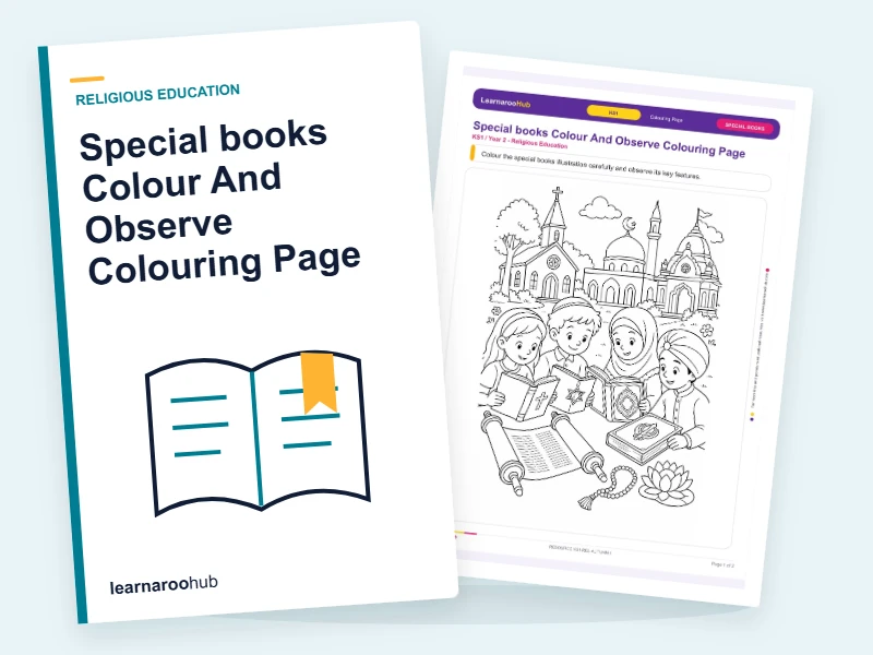 Special books Colour And Observe Colouring Page — colouring sheets cover