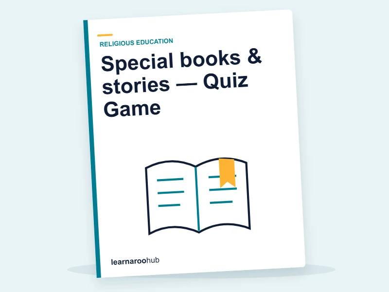Special books & stories — Quiz Game — quiz cover