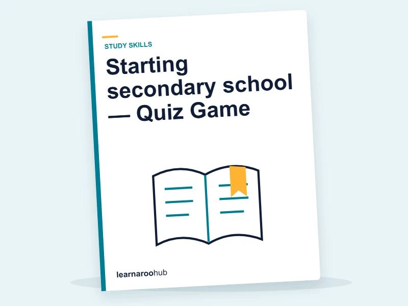 Starting secondary school — Quiz Game — quiz cover