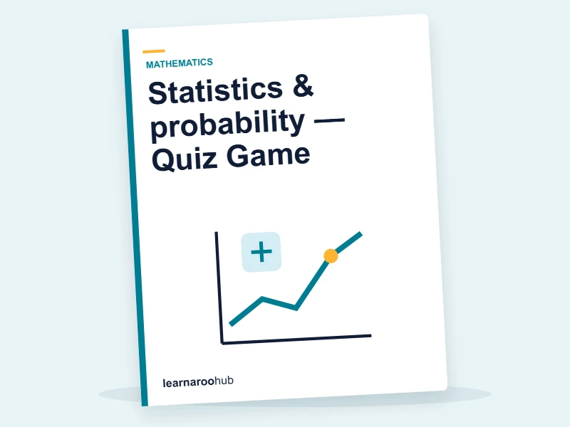 Statistics & probability — Quiz Game — quiz cover