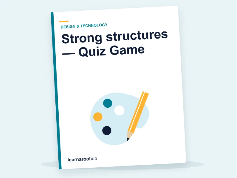 Strong structures — Quiz Game — quiz cover