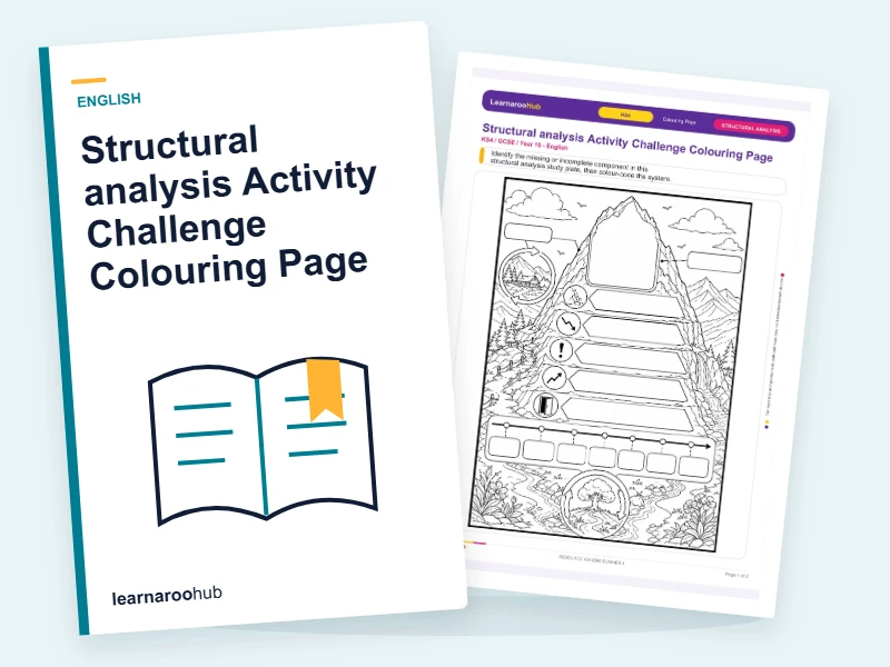 Structural analysis Activity Challenge Colouring Page — colouring sheets cover