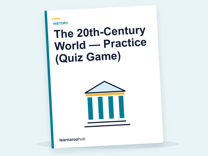 The 20th-Century World — Practice (Quiz Game) — quiz cover