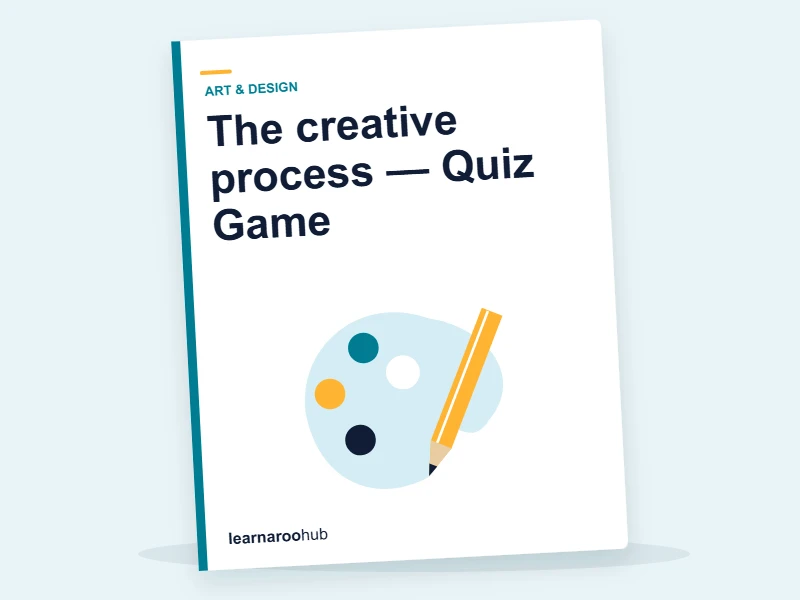 The creative process — Quiz Game — quiz cover