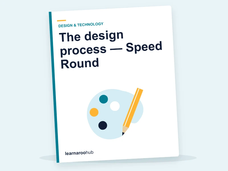The design process — Speed Round — quiz cover