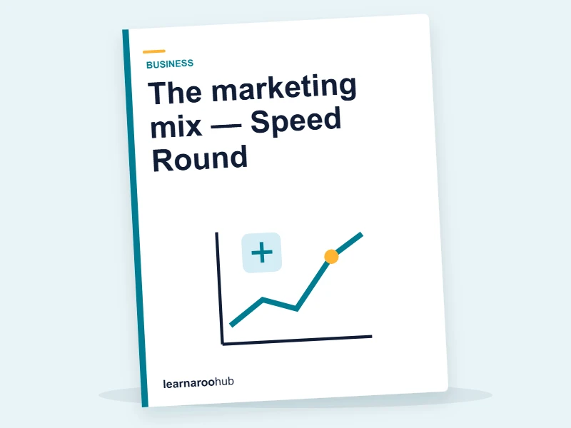 The marketing mix — Speed Round — quiz cover