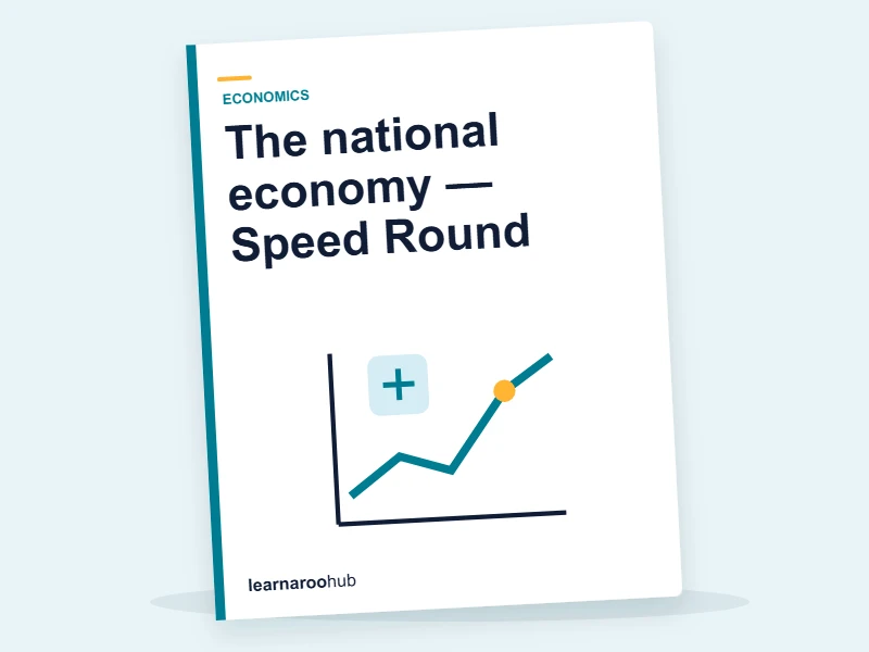 The national economy — Speed Round — quiz cover
