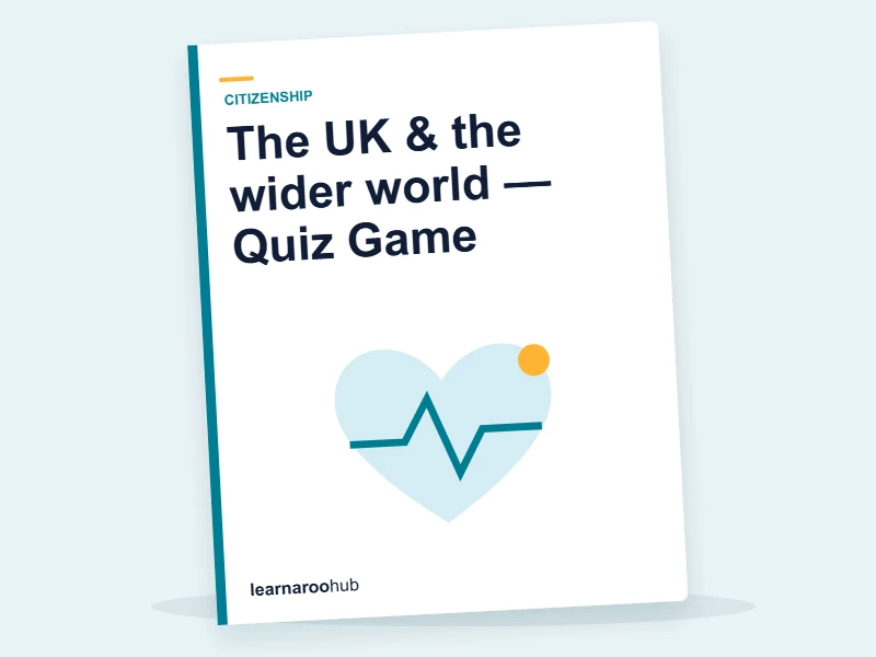 The UK & the wider world — Quiz Game — quiz cover