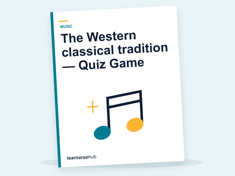 The Western classical tradition — Quiz Game — quiz cover