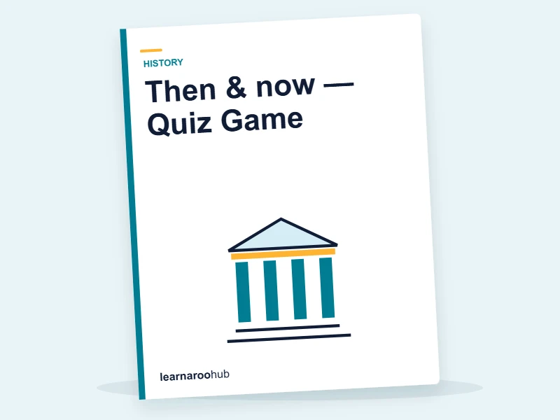 Then & now — Quiz Game — quiz cover