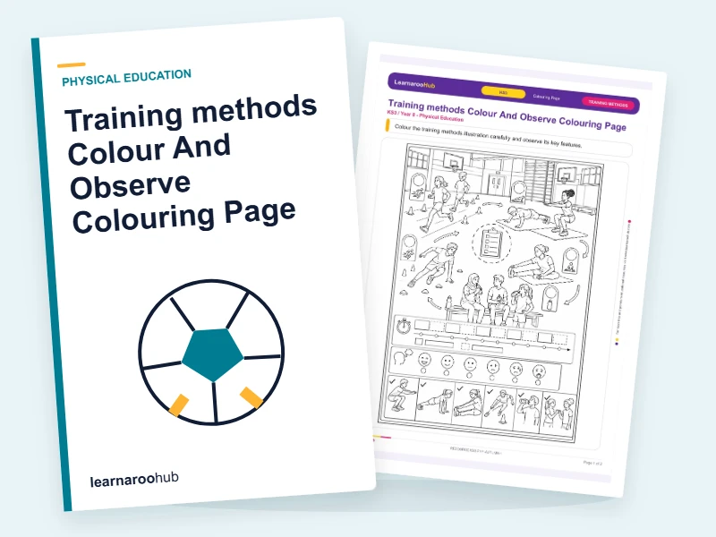 Training methods Colour And Observe Colouring Page — colouring sheets cover