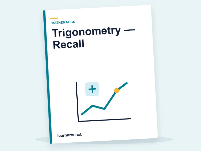 Trigonometry — Recall — quiz cover
