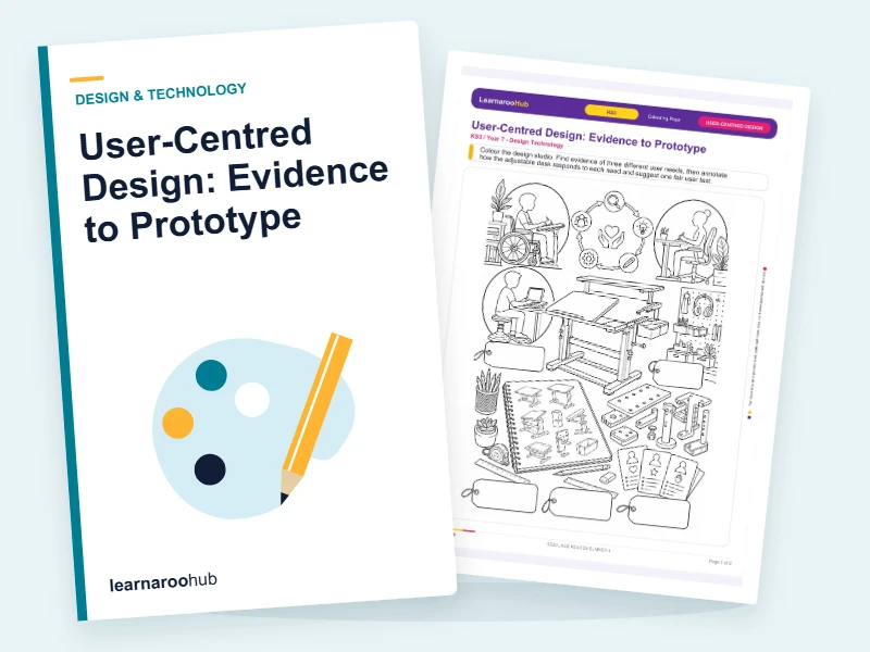 User-Centred Design: Evidence to Prototype — colouring sheets cover