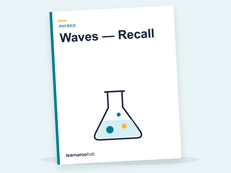 Waves — Recall — quiz cover