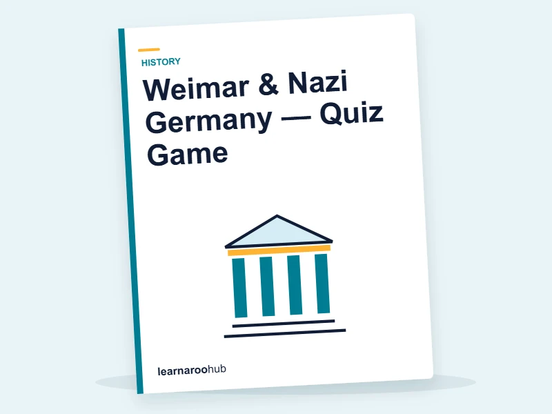 Weimar & Nazi Germany — Quiz Game — quiz cover