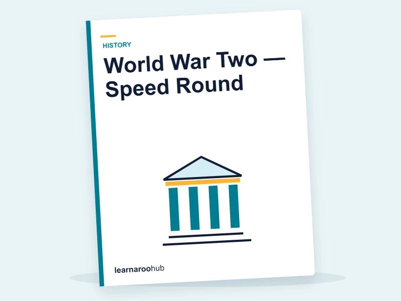 World War Two — Speed Round — quiz cover