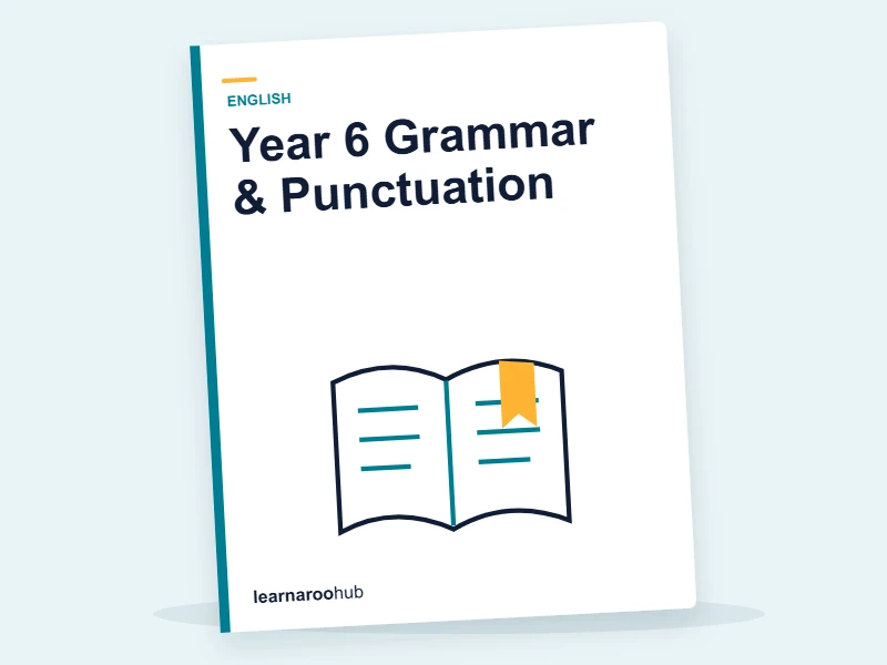 Year 6 Grammar & Punctuation — printable / pdf cover