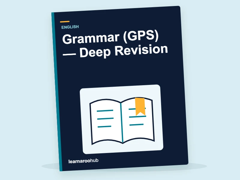 Year 6 SATs English: Grammar (GPS) — Deep Revision — activity book cover