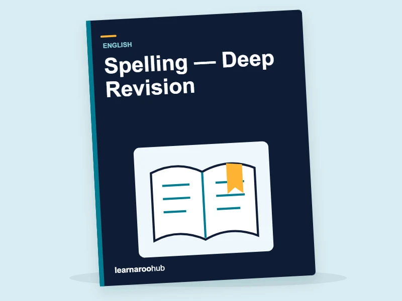 Year 6 SATs English: Spelling — Deep Revision — activity book cover